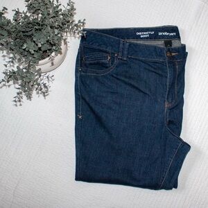 Lane Bryant Distinctly Boot Jeans 24 Petite Dark Wash Stretch Denim